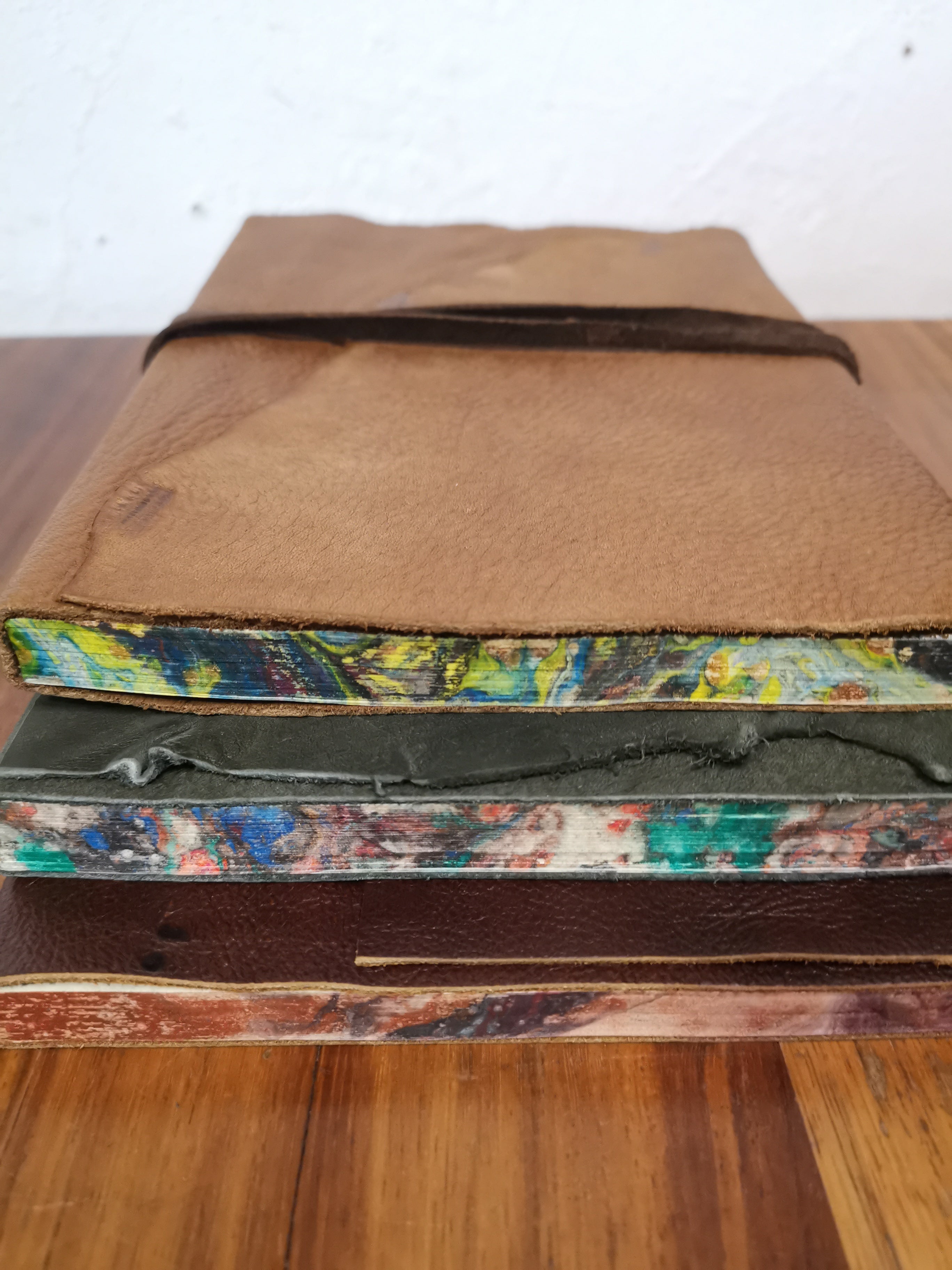 Marbled Journal With Flap - Suricat Journals